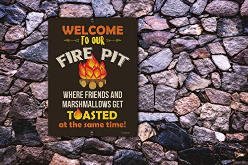 Honey Dew Gifts Funny Camping Signs Welcome To Our Fire Pit