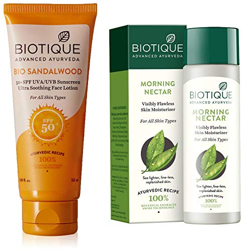 biotique morning nectar with spf