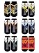 Harry Potter Hogwarts School Uniforms Robes 6 Pack Ankle Socks