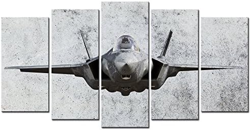 Sea Charm Vintage Fighter Airplane Canvas Prints Wall Art for Living Room Home Decor Large Painting Framed Ready to Hang