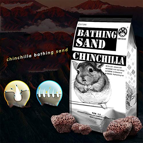 Gerbil Sand Chinchilla Bath Dust Hamster Bathing Sand Pure Pumice Dust
