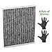 JDMON Compatible with Cabin Air Filter Hyundai Sonata,Santa Fe,Azera/Chevrolet Captive Sport,Equinox/GMC Terrain/KIA Cadenza,Optima,Sedona/Saturn Vue Included Premium Activated Carbon (CF11819) JD819