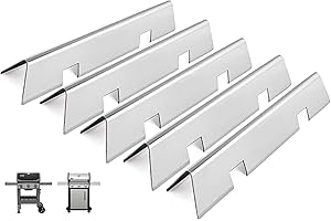 PETKAO 7636 67046 Flavorizer Bars for Weber GS4 Spirit II & I E310 S310 E320 S320, Replacement for Weber Spirit S/E-315 Spirit II Parts, Stainless Steel Flame Guards for Weber GS4 Spirit 2 Parts 69797
