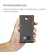 1byone 6,000 mAh Dual USB Ports Portable Charger, Compact External Battery Power Bank with LED Display & Diamond Pattern for Smartphones, Black