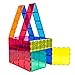 PicassoTiles 12pc Supersized Magnetic Building Tile Base Plate Jumbo XL Foundation Stabilizer Boards STEM Engineering Construction Kit for Kids Educational Learning Toy Magnet Blocks Stacking Set PT12