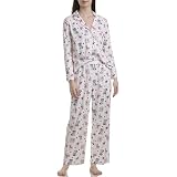 Karen Neuburger Women's Long Sleeve Pajama Set - Cozy Knit Sleepwear For Lounging
