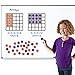 Learning Resources Giant Magnetic Array Set - Math Teacher and Classroom Supplies, Homeschool Math Tools