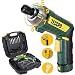 Cordless Screwdriver, 6Nm TECCPO Electric Screwdriver, 4V 2000mAh Li-ion, with 45 Free Accessories, 9+1 Torque Gears, Adjustable 2 Position Handle with LED, USB Rechargeable - TECCPO TDSC01P