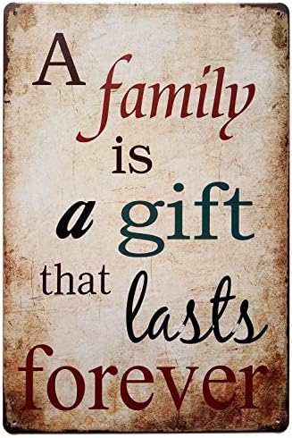 Lan Family Motto RetroTin Sign,Vintage Metal Sign,Home Wall Decor Sign 8x12 Inches