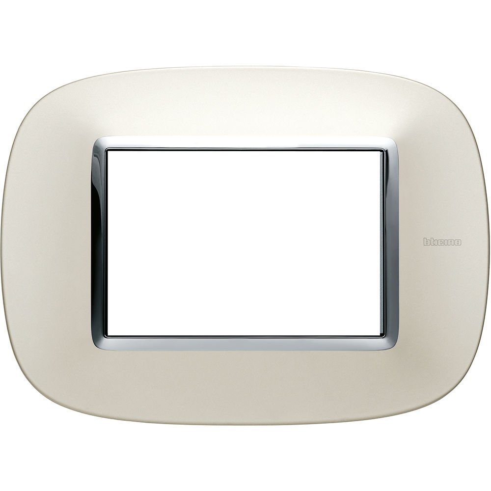 BTicino Axolute hb4803san – ax-placa 3 m Silver