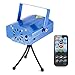 Coidea MIni LED Strobe 7 Modes Sound Actived Auto Flash Rgb Led Stage,Disco, DJ Lights with Remote Control (Blue)