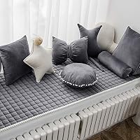 Sponge Bay Window Cushion Solid Color Non Slip Plush Thicked Window Bench Mat Balconies Pad Simple Window Seat Cushions Indoor Color E Size 70x150cm 28x59inch Buy Online At Best Price In Uae