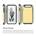 iPhone 6S Case, elago [Duro][Dark Gray / Creamy Yellow] - [Premium Armor][Heavy Shock Absorption][Dual Layers] – for iPhone 6/6S