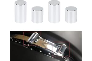 FIASRAC Magnet Cover Kit Docking Hardware Covers Kit Compatible for 2009-2021 Harley Touring Street Glide, Road King,Electra Glide, Road Glide (Chrome)