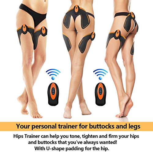 BLUE LOVE Abs Stimulator Hips Trainer,Electronic Backside Muscle
