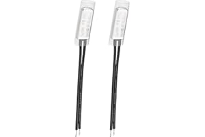 Rebower KSD9700 NO 60C Temperature Control Switch Thermostat Thermal Protector Switch - Normally Open/250V 5A/Metal/2Pcs