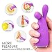 Waterproof Rabbit Vibrator with Dual Motors 9 Powerful Vibrating Modes for Intense Clit Orgasm, Paloqueth Rechargeable Clitoral Vibrator Stimulator for Couples Play