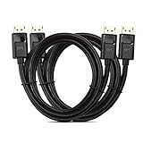 Cable Matters 2-Pack DisplayPort to DisplayPort Cable (DP to DP Cable) 6 Feet - 4K Resolution Ready