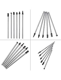 6pcs 6 mm Vástago carburo de tungsteno Rotary Archivos Juego de fresas de punto de carburo Die Grinder Aluminio 10 MM cabeza