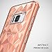 Ringke Air Prism Compatible with Galaxy S8 Plus Case 3D Vogue Design Chic Ultra Rad Pyramid Diamond Pattern Flexible Jewel Textured Protective TPU Cover for Galaxy S8 Plus - Rose Gold