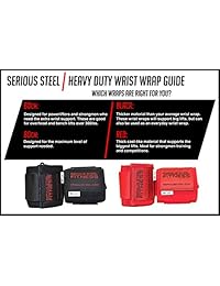 Serious Steel Heavy Duty Wrist Wraps