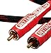 Better Cables 3 Feet Silver Serpent Anniversary Edition RCA Audio Interconnect Cables - Single Cable (1 Cable) High-End, High-Performance, Premium Hi-Fi Audio