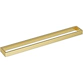 TNOMS Single Towel Bar Towel Holder Bathroom Hardware Accessories,Stainless Steel Wall-Mounted Towel Rack Towel Rail,24 Inches Brushed Gold