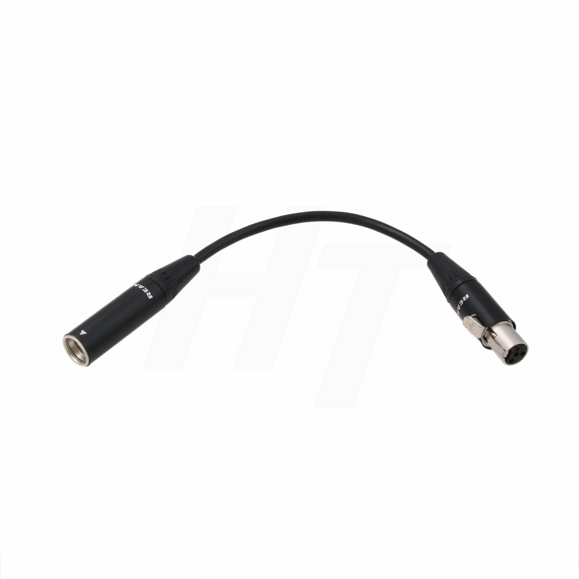 HangTon Headset Microphone Audio Adapter Extension Cable for Shure SM-93 WBH WL Body-Pack Transmitter Mini XLR 4 Pin TA4F Male to Female (15)