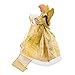 Kurt Adler UL 10-Light 12-Inch Gold Dress Angel Treetop