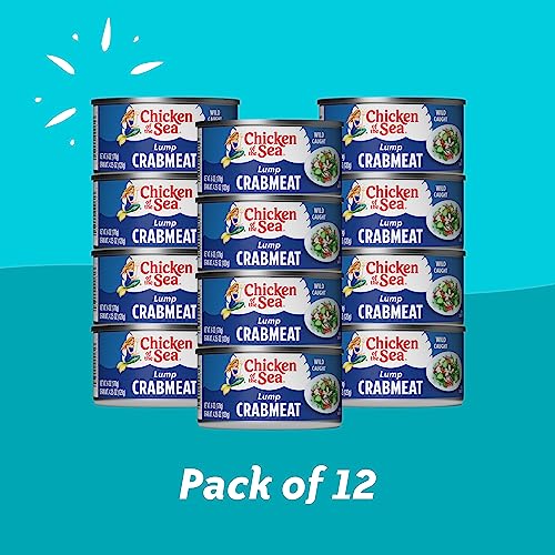 Chicken of the Sea Lump Crab Meat, High in Calcium, 6 oz. Can (Pack of