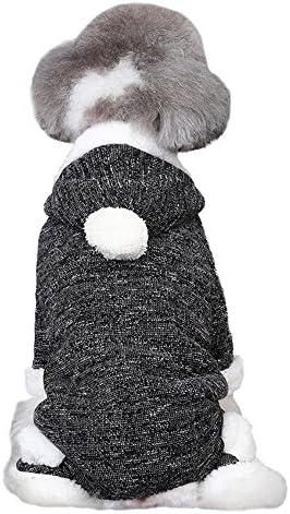 Rainflower Winter Warm Coat Chien Dog Pajamas Pet Clothes Clothing Small Puppy Hoodie Coat Cotton-padded jacket Custome Apparel