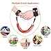 Child Anti Lost Wrist Link Safety Velcro Harness Strap Rope Leash Walking Hand Belt Wristband for Toddlers Babies & Kids (2.5m/98'' Orange)