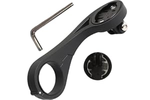 HUAYUWA Out Front Mount Compatible for Garmin Edge Series Bike GPS Computer,XOSS G/G+,iGPSPORT GPS - Cycling Handlebar 31.8mm Diameter HeadLight Holder Action Camera Bracket