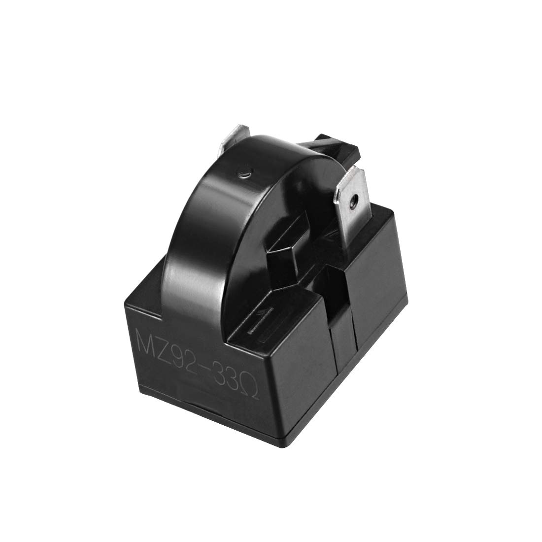 sourcing map 33 Ohm 2 Pin Refrigerator Start Relay for Compressor Black
