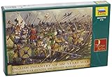 English Infantry XIV-XV AD 100 Year War (45) 1/72 Zvezda