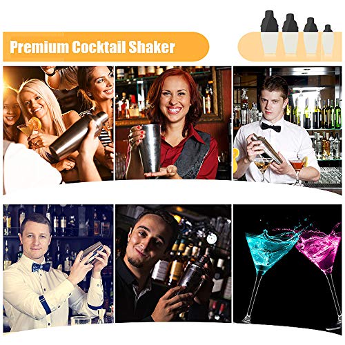 YYQQ Cocktail Shaker Set,10Teilige Cocktail Shaker,Komplettes Kit, Sie müssen Keine zusätzlichen Whisky Steine kaufen… – Bild 8