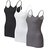 EUYZOU Women's Tummy Control Shapewear Tank Tops - Seamless Body Shaper Compression Top