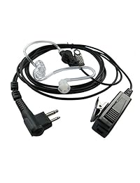 Radio de dos vías Auricular para Motorola GP300 CP040 CP140 CP185 CP200 cp200d PR400 CLS1110 CLS1410 rmu2040 2 pin PTT tubo acústico micrófono