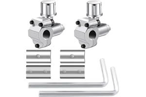 KHGUZ 2PCS Car BPV31 Bullet Piercing Valves, Vehicle A/C Retrofit Valve, Automotive Refrigerator Line Tap Valve Accessories, Compatible with 1/4,5/16,3/8 inch Universal Refrigerator Tubing