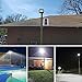 Solar Flood Lights Outdoor LED Dusk to Dawn 1260 Lumens Super Bright Waterproof Security Light with Remote
