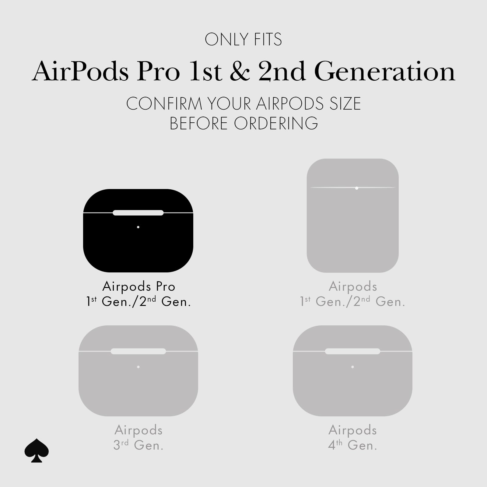 kate spade new york AirPods Pro Protective Case with Keychain Ring | Flowerbed Blue | Compatible with AirPods Pro 2nd / 1st Generation
