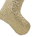 Valery Madelyn 21 Inch Large Luxury Gold Christmas Stockings Decorations Personalized Hanging Ornaments with Sequins and Ruffle Cuff for Xmas Gifts