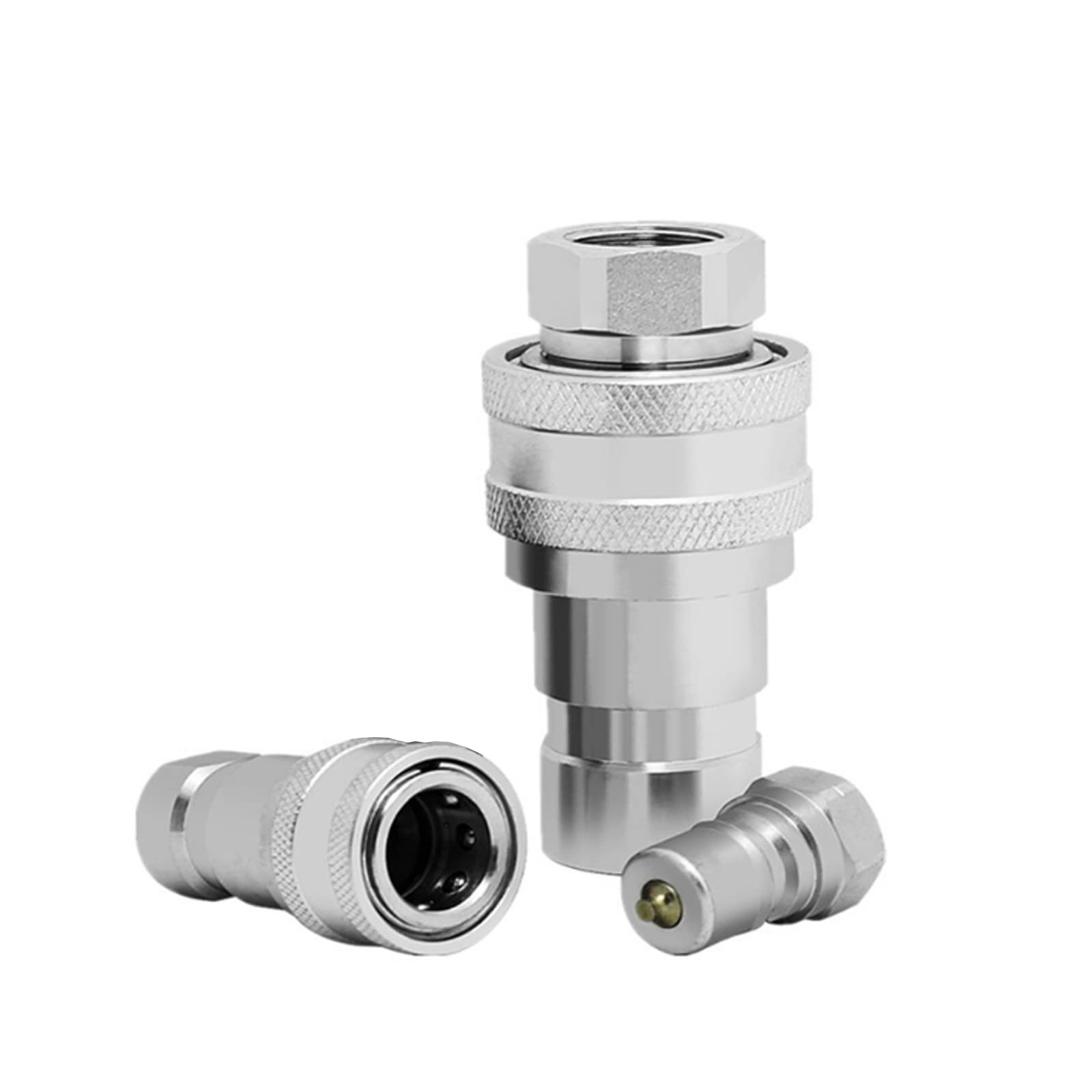 1/2" NPT ISO 7241-B Hydraulic Coupler,CEKER Quick Connect and Disconnect Hydraulic Tractor Coupling