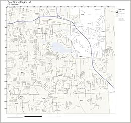 Grand Rapids Mi Zip Code Map Zip Code Wall Map Of East Grand Rapids, Mi Zip Code Map Laminated:  Amazon.com: Books