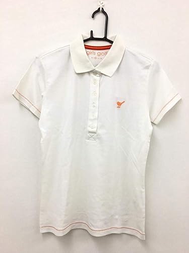 Amazon Co Jp Girls Golf ガールズゴルフ 半袖ポロシャツ 白 M レディース ゴルフ S ホビー