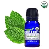 Organic, Peppermint Essential Oil - Premium 100% Pure, USDA Organic, Natural Therapeutic Grade, baby-oils, hair-treatment-oils, body-oils, facial-oils, scented-oils (10 ml)