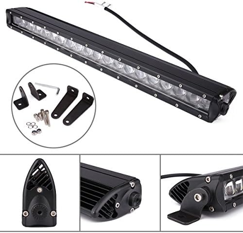 KOYA 21.2 inches 100W 4D CREE LED Light Bar Automobile Lighting Car Spot Flooding Off-road Working Light for JEEP SUV UTE 4x4 ATV UTB Golf F150 4WD Truck (100W)