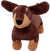 MUALML Stuffed Dog Plush Dachshund Stuffed Animal, 23.6 Inch Giant Weiner Dog Plushies, Soft & Huggable Large Animal Plush Toy for Christmas, Birthday
