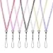Lanyard Strap,Crystal Neck Strap for Cellphones, Phone Cases, Cameras, Keys,Crystal Cellphone Necklaces(19''7 Pack in 7 Assorted Colors)