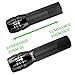 [Rechargeable 18650 Battery and Charger Included] Refun DT 900 Lumens Tactical Flashlight （Bright CREE XML T6 LED Light）Outdoor Water Resistant Torch with Adjustable Focus and 5 Light Modes